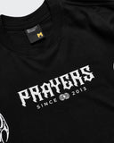 Camiseta oversize negra Prayers para hombre – vista 6 – Dynamo Brand