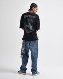 Camiseta Negra Oversize Negro Holy Tears