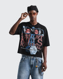 Camiseta Negra Boxy Comfort Kills