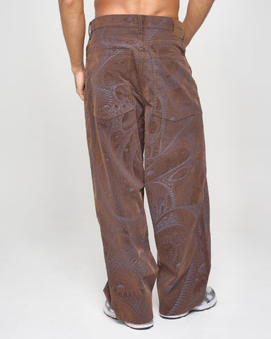 Jean Baggy Basico Beige