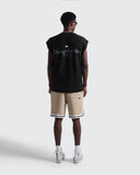Camiseta Negra Tank Oversize Sleeveless