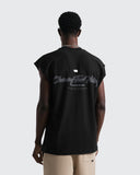 Camiseta Negra Tank Oversize Sleeveless