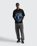 Camiseta Negra Oversize Alpha