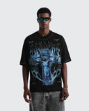 Camiseta Negra Oversize Alpha