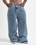 Jean Baggy Elephant Light Wash
