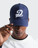 Gorra Para Hombre Azul Con Bordado Frontal DNM