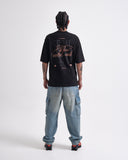 Camiseta Negra Oversize Feral Passion