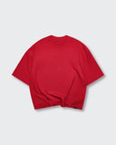Camiseta Boxy Fit Básica Roja