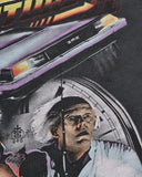 Camiseta Negra Oversize Time Travel