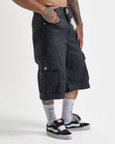 Jorts Cargo Wax Black
