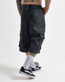 Jorts Cargo Wax Black