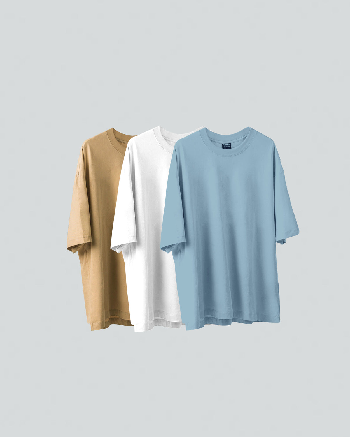 3 Camisetas Básicas Oversize - Pack X3 Beach