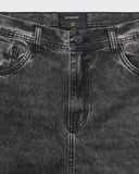Jeans Baggy Básico Gris Lavado