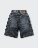 Bermuda Jort Negro Acid Zip