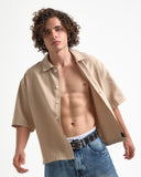 Camisa Boxy fit Beige Core