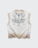 Camiseta Ivory Tank Oversize Fearless
