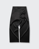Pantalón Negro Satinado Wide Leg