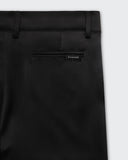 Pantalón Negro Satinado Wide Leg