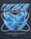 Camiseta Negra Oversize Cold Heart