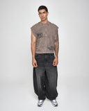 Camiseta Sin Mangas Boxy Washed