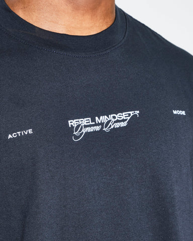Camiseta Oversize Mindset Navy
