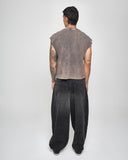 Camiseta Sin Mangas Boxy Washed