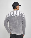 Camiseta Oversize Gris Streets