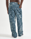 Jeans Baggy Raw Texture