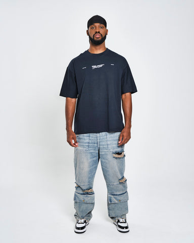 Camiseta Oversize Mindset Navy