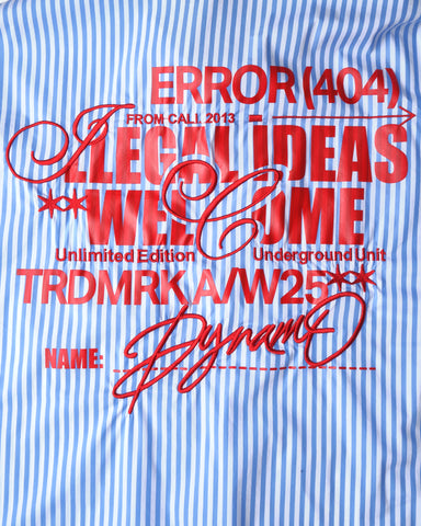 Camisa Boxy Graphic Stripe