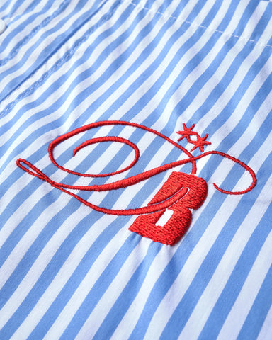 Camisa Boxy Graphic Stripe