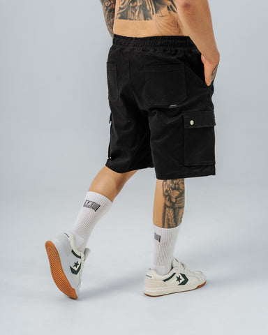 Bermuda Regular Black Streetwear