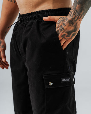 Bermuda Regular Black Streetwear