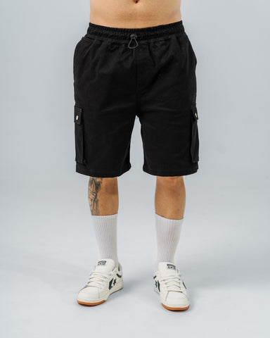Bermuda Regular Black Streetwear