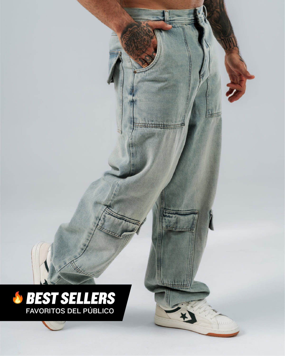 Jeans Baggy Cargo Urban Fit