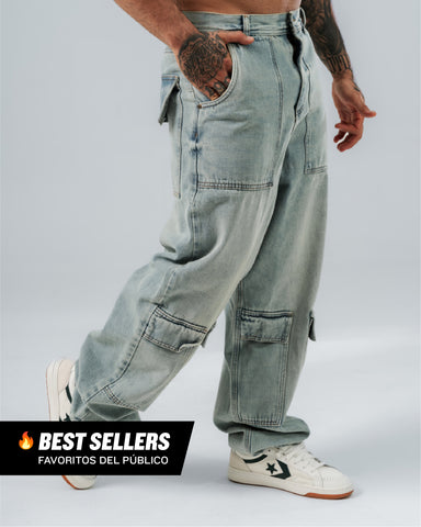 Jeans Baggy Cargo Urban Fit