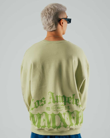 Buzo Oversize Para Hombre Verde tipo hoodie Con Cierre Decorativo Essentially