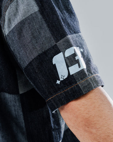Camisa Boxy Fit Denim Clash