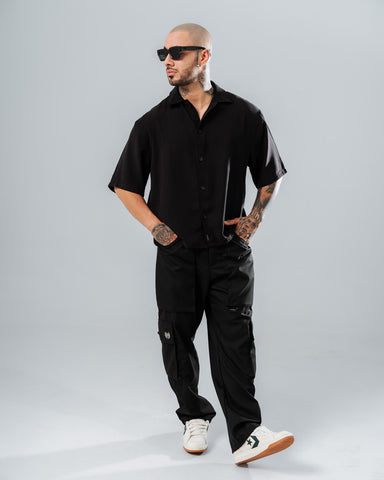 Camisa Boxy fit Black Core