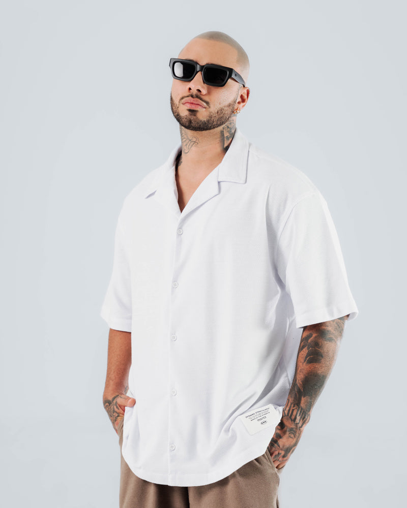 Camisa Para Hombre Oversize  Blanca Street Supply