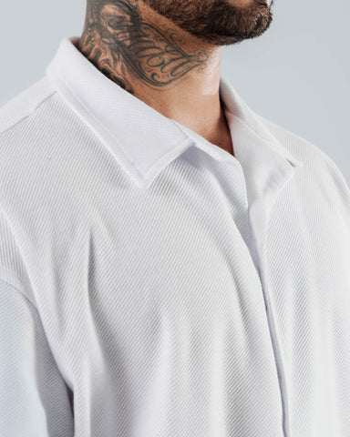 Camisa Para Hombre Oversize  Blanca Street Supply