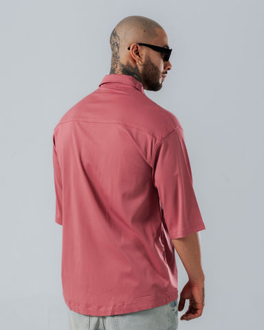 Camisa Para Hombre Oversize Palo de Rosa