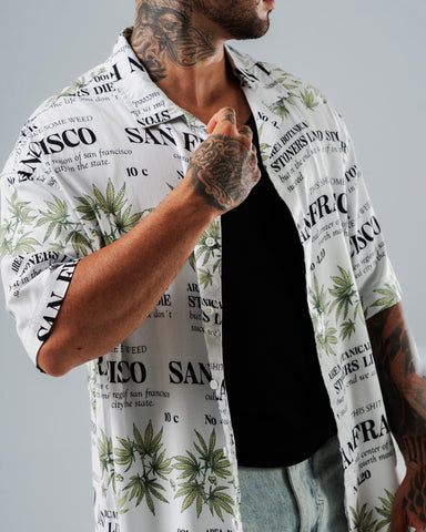 Camisa Para Hombre Oversize  San Francisco