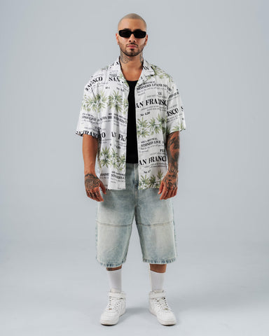 Camisa Para Hombre Oversize  San Francisco