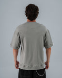 Camiseta Básica Oversize 300 Gramos Gris