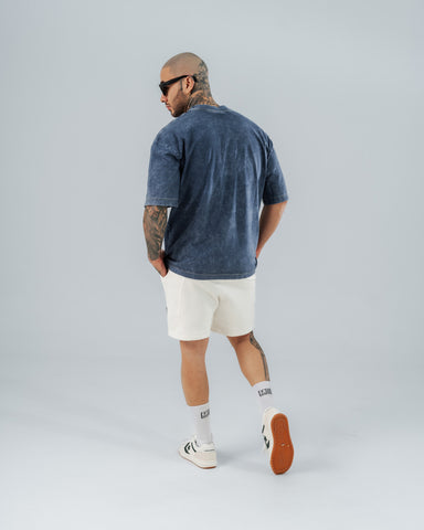 Camiseta Básica Oversize Alto Gramaje Azul