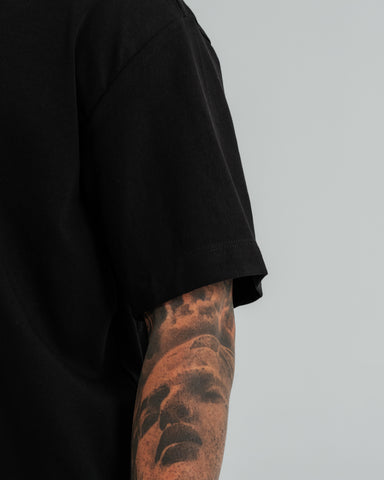 Camiseta Basica Regular Black - Tela Fria 200 GRS