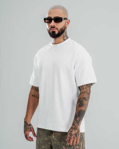 Camiseta Basica Regular White - Tela Fria 200 GRS