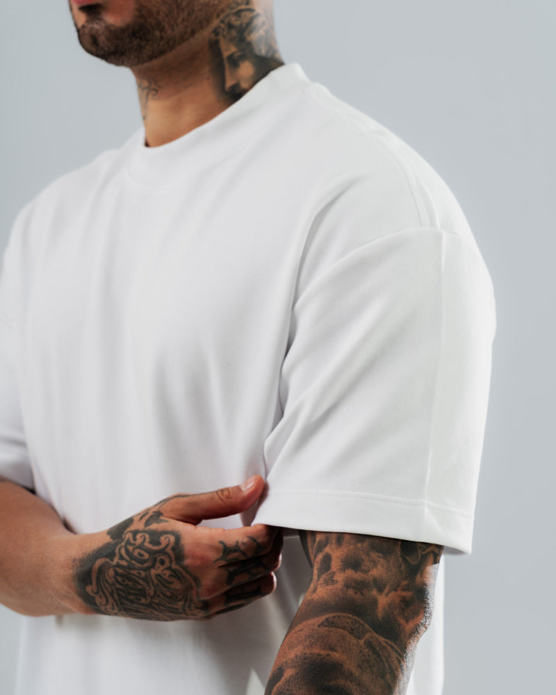 Camiseta Básica Regular Blanca - 270 Grs