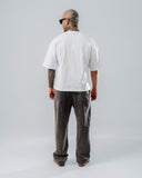 Camiseta Boxy Fit Básica Blanca